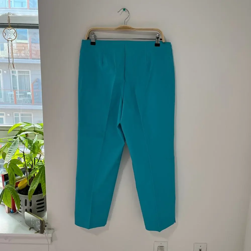 NEW Talbots Heritage Blue Straight Leg Pants Size 12